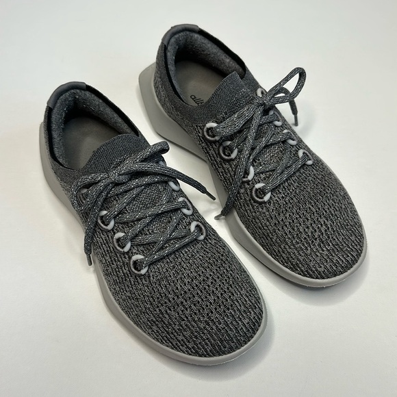 Allbirds Grey Woven Sneakers - Picture 1 of 10
